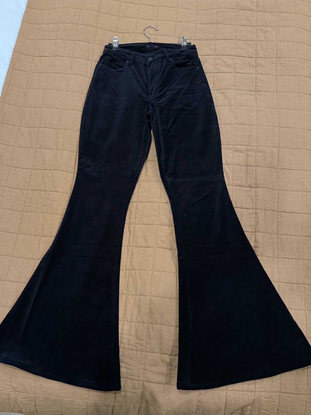 Good American velvet flared Pant